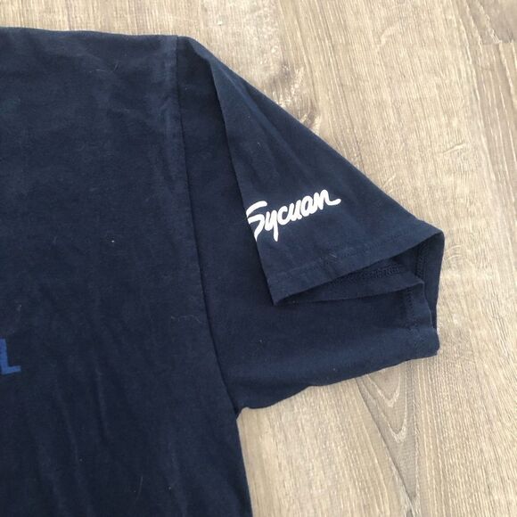 San Diego Padres Baseball MLB Sycuan Casino Promo Navy Blue T-Shirt Men's XL - Picture 3 of 8